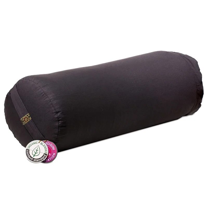 Perna rotunda Yoga Bolster Bumbac organic 60Χ16cm 