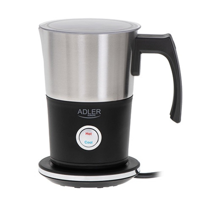 Уред за разпенване и загряване на мляко Adler AD 4497, 600 W