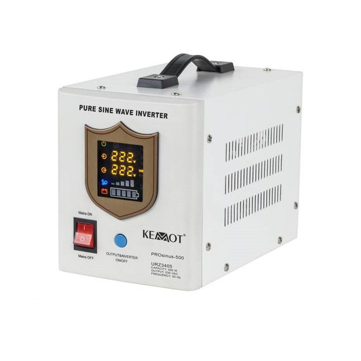 Стабилизатор за парно Kemot 3в1, Резервно захранване, Инвертор, 12VDC, 220VAC, 700W