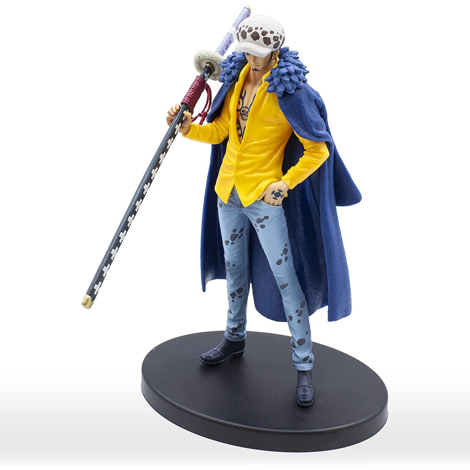 Figurina - One Piece - Trafalgar Law, 17 cm, Albastru, 17 cm