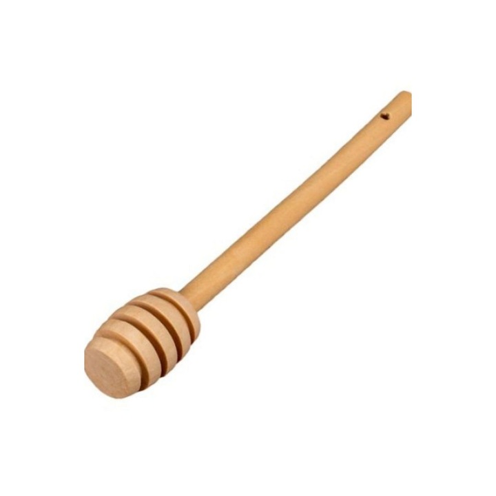 Lingurita pentru miere, din lemn, 15 cm