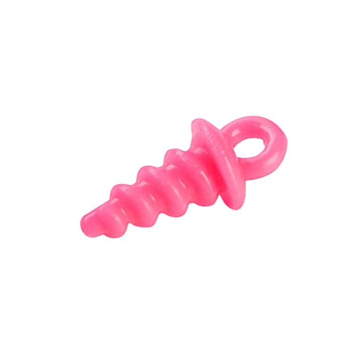 Set 10 suruburi pentru momeala pop-up, Tandem Baits, FC, Roz fluorescent