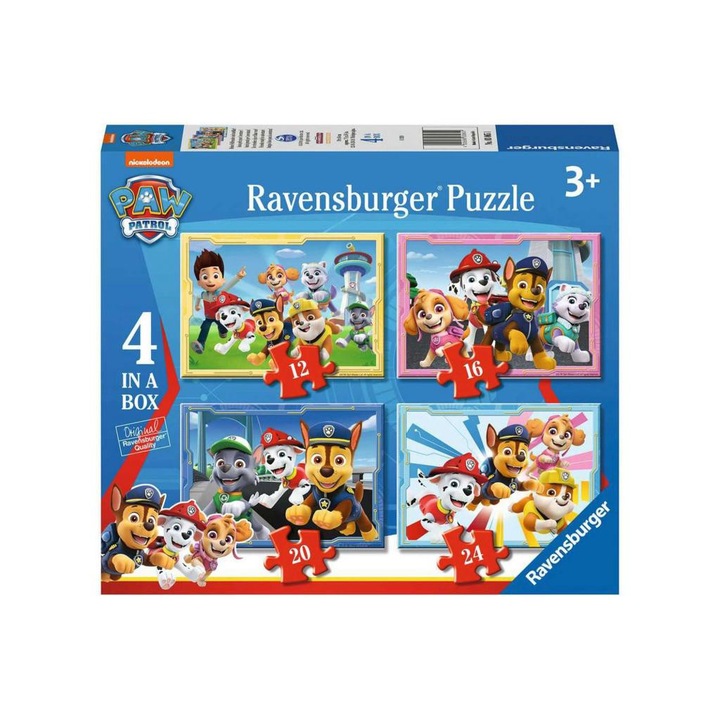Ravensburger 6030651 Mancsőrjárat 4in1 puzzle