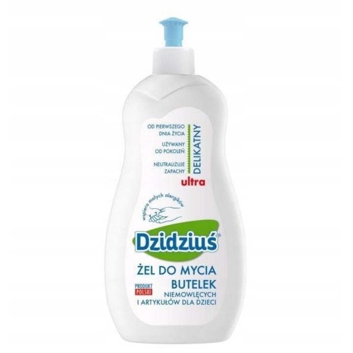 Detergent pentru biberoane si tetine, Dzidzius, Fara miros, 500ml