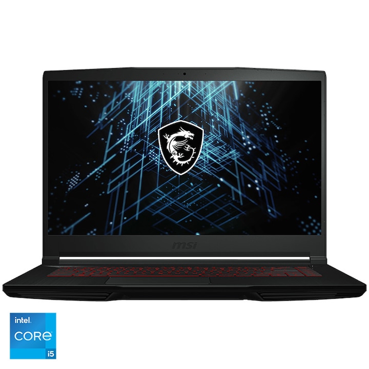 Laptop Gaming MSI GF63 Thin 11SC-842XRO cu procesor Intel® Core™ i5-11400H pana la 4.50 GHz, Tiger Lake, 15.6