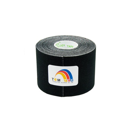 Кинезиологична лента TemTex, Черна, 5cm x 5m - eMAG.bg