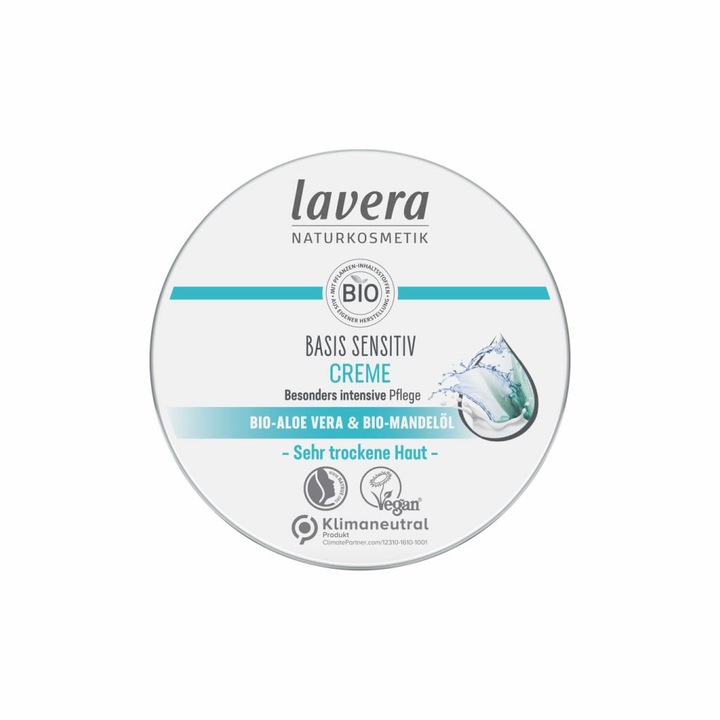lavera Basis S mindentudó krém tégelyes Vegán 150ml
