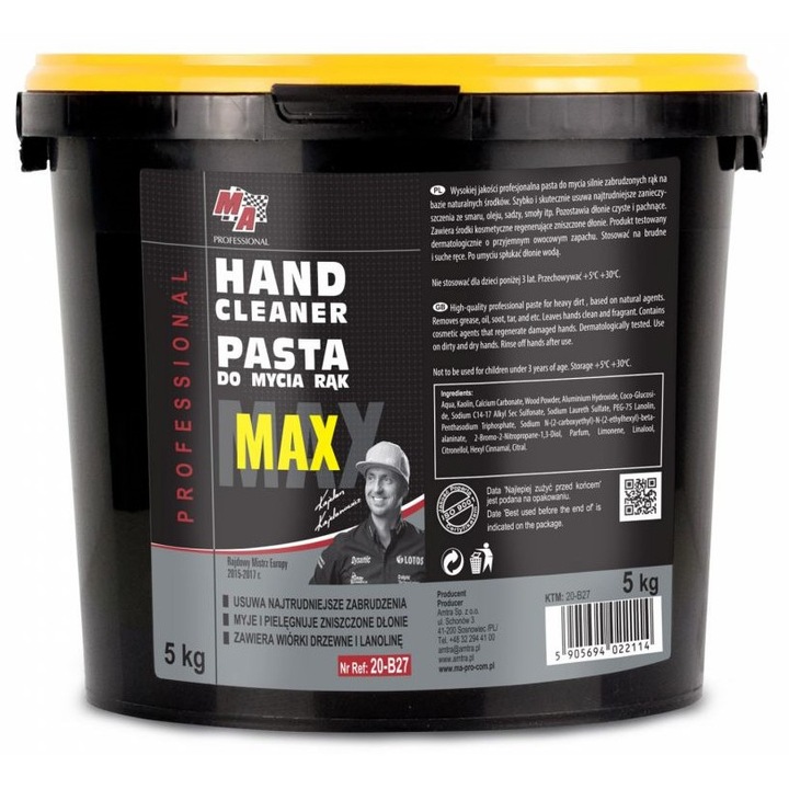 Паста за почистване на ръце, кофа 5 кг