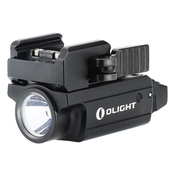 LED фенер, Olight, Алуминий, 600 лумена, 100 м, Черен