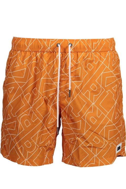 Úszónadrág, Karl Lagerfeld Beachwear, 924393, logó, narancs, S INTL