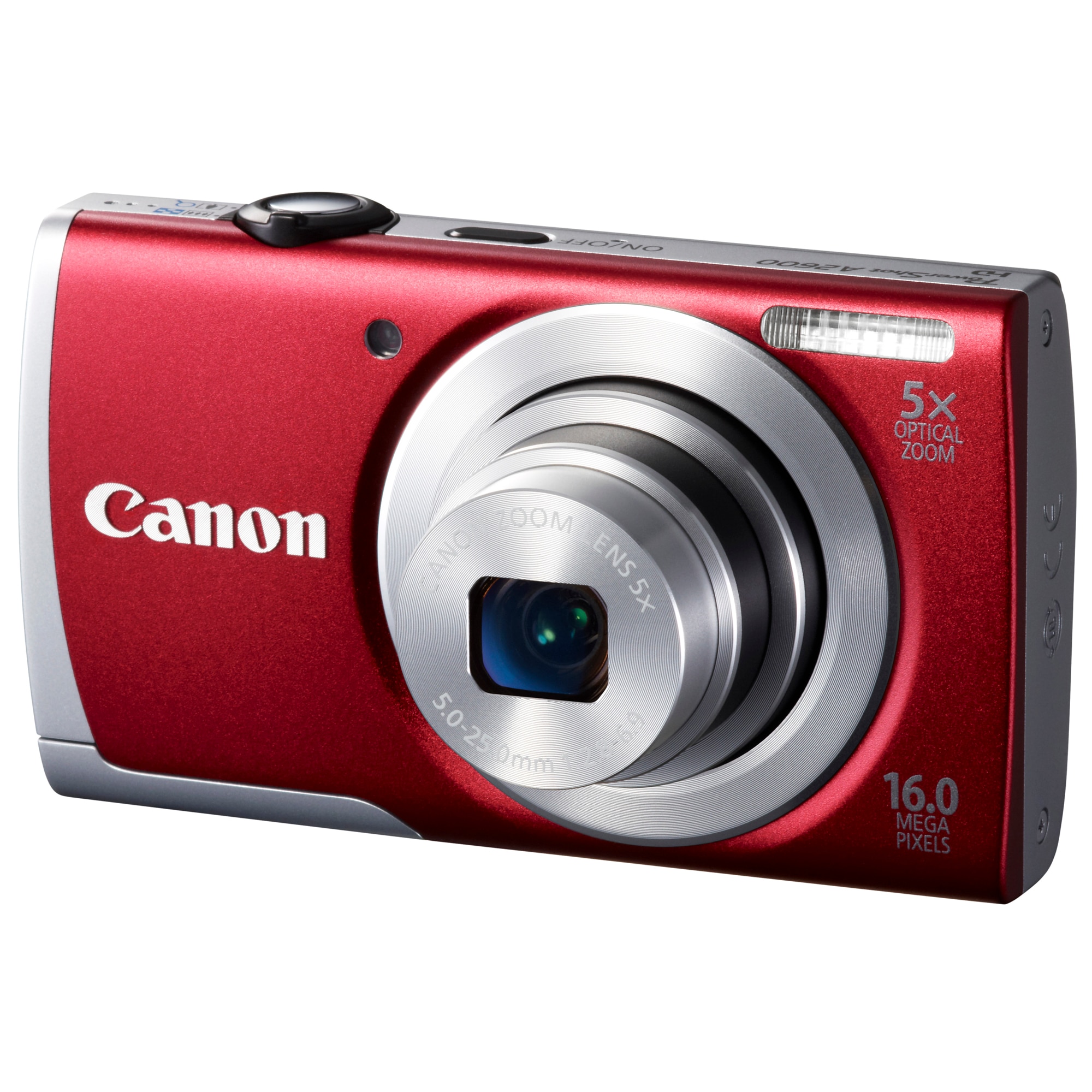 Aparat foto digital Canon PowerShot A2600, 16MP, Red, Card SD 4GB