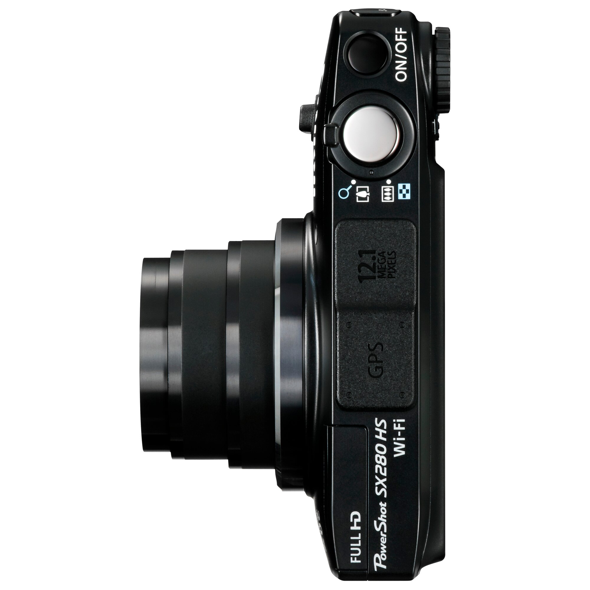 Aparat foto digital Canon PowerShot SX280HS, 12.1MP, Black - eMAG.ro