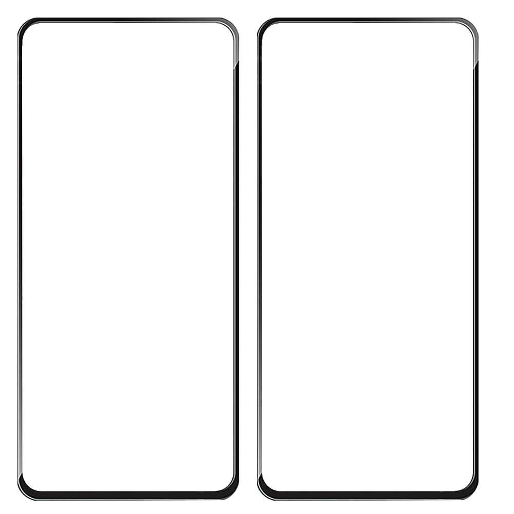 Set 2 folii protectie telefon, Sticla securizata, Compatibil cu Huawei Nova 9 SE/Honor 50 SE, Negru
