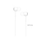 Casti in ear cu mufa Jack 3.5 mm, model Drumbeat Bass, Alb