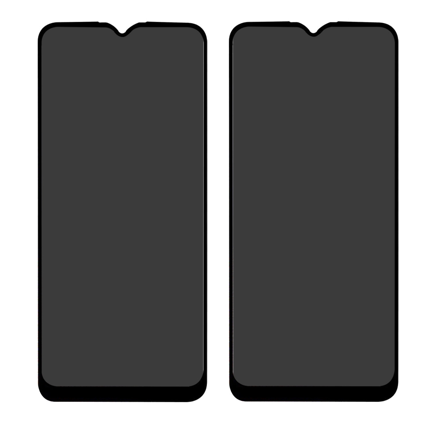 Set 2 folii privacy telefon, Sticla securizata, Compatibil cu Samsung Galaxy A13 4G, Negru