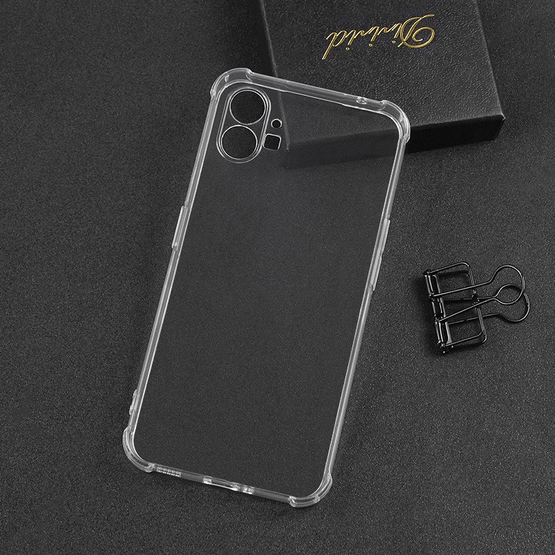 Husa silicon transparenta compatibila cu Nothing Phone 1, Patru colturi rezistent la socuri, clar