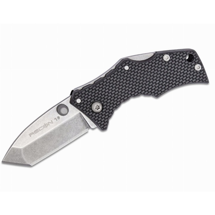 Cutit pliabil Recon, Cold Steel, Otel inoxidabil, 50mm, Negru/Argintiu