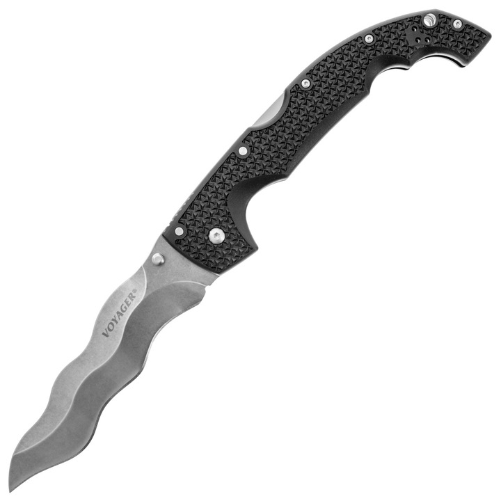 Cutit pliabil Voyager, Cold Steel, Otel inoxidabil, 139mm, Negru