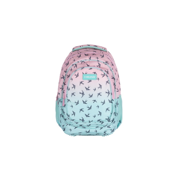 Rucsac de scoala, Astra, AB330, Head, Efect Ombre, Randunelele dansante, 39 x 28 x 15 cm