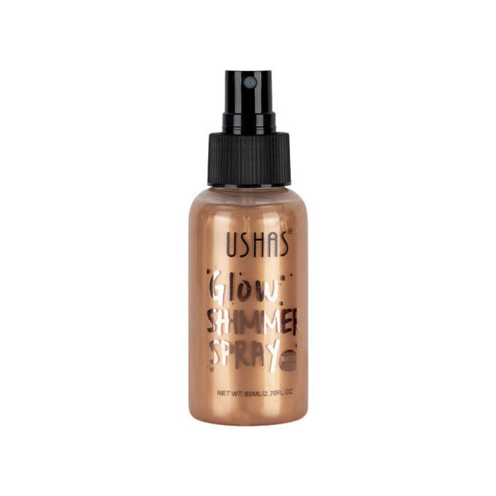 Илюминатор, USHAS, Glow Shimmer Spray, 03, 80 ml