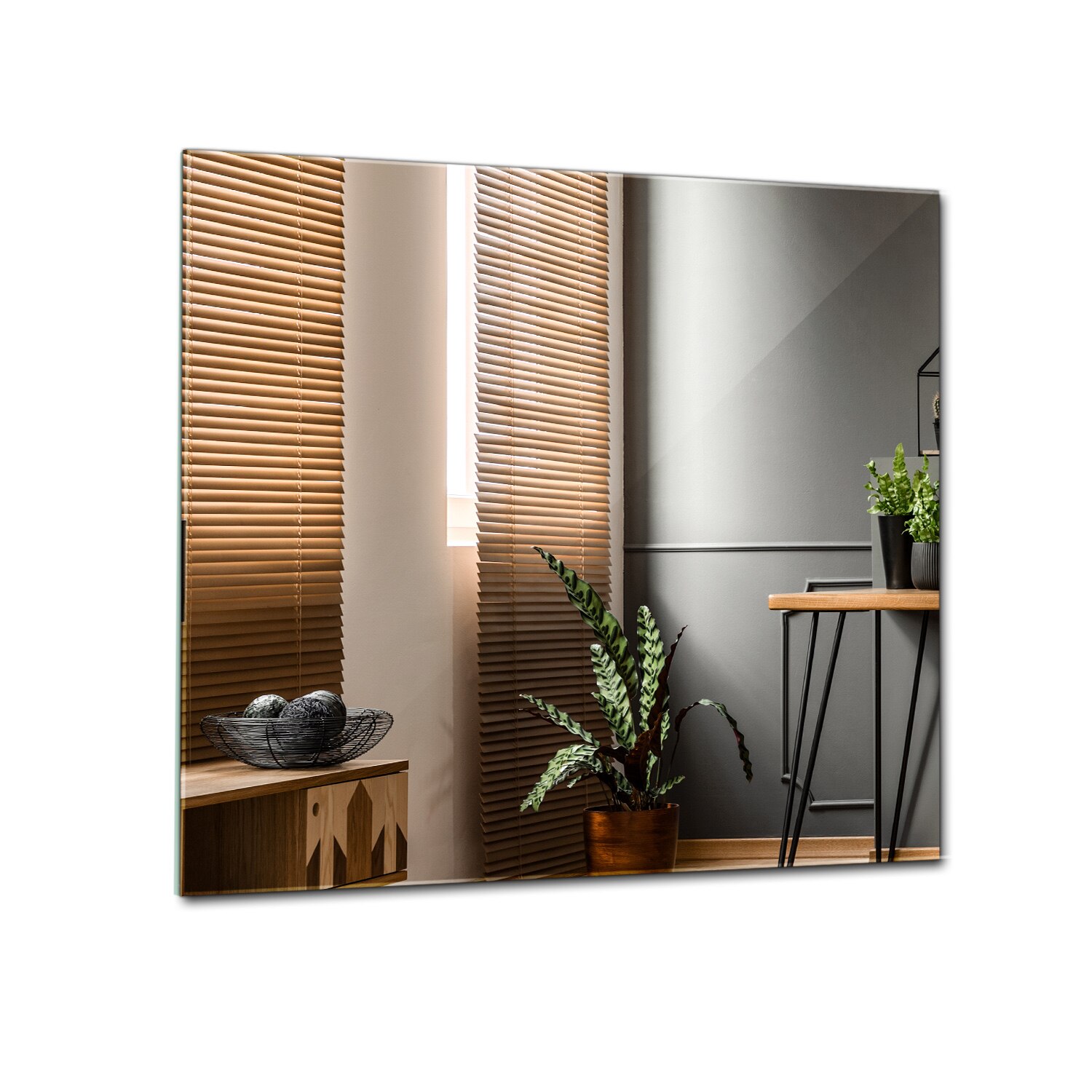 Tulup Spiegel 50x100 cm Unregelmäßig Großes Premium Dekoratives Fleck für Badezimmer