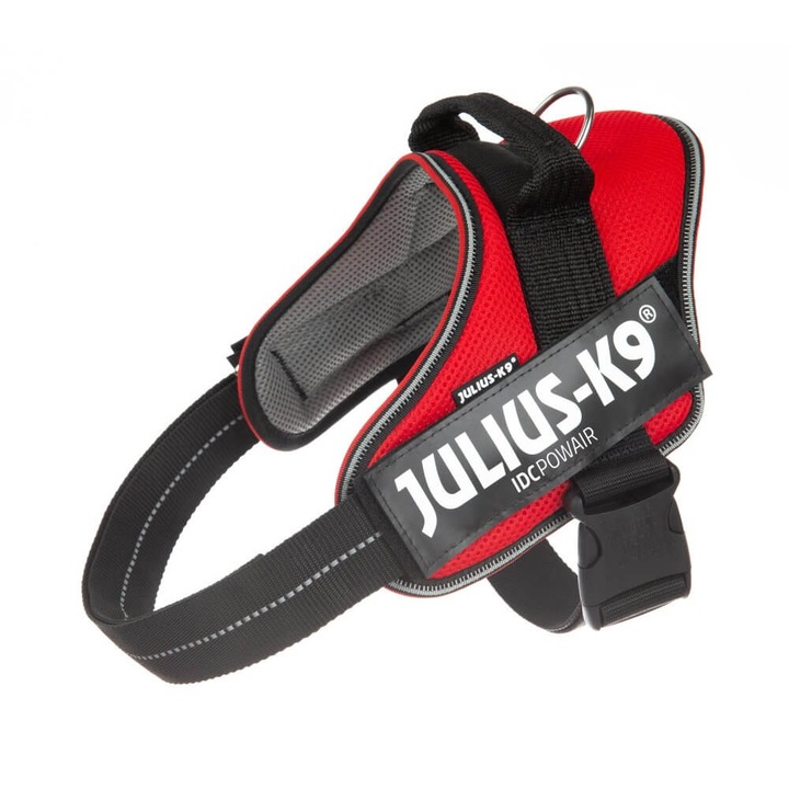 Hám Julius K9, IDC Powair, L méret (23-30 kg), piros