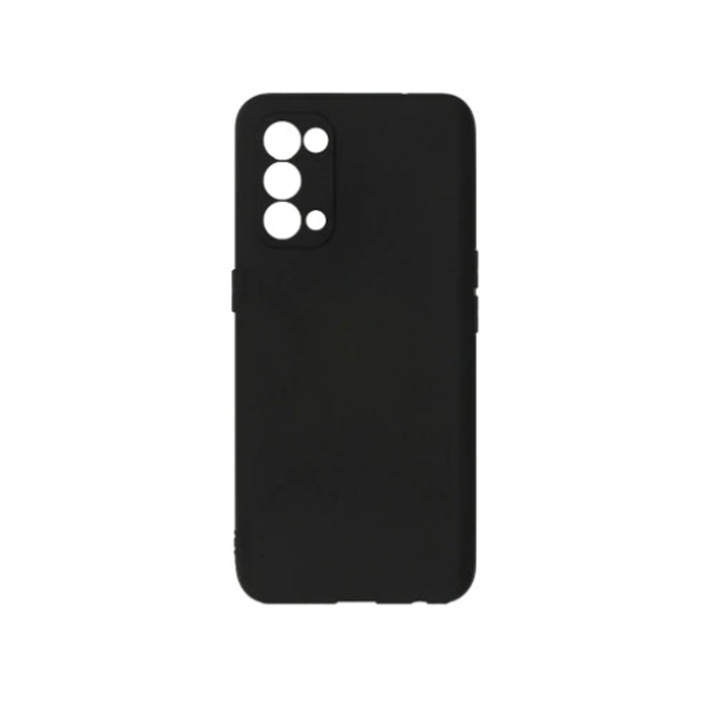 Калъф, съвместим с телефон, съвместим Oppo Reno 5 Pro 5G, G-Tech Solid, Silicon TPU, матов външен вид, черен