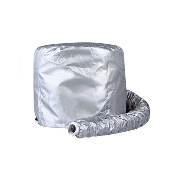 Hajszárító tartozék, Poliészter, 85 cm, Ezüst