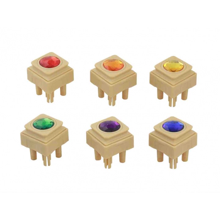 Set 72 Diamante pentru placa, Masterkidz, 3 ani+, Multicolor