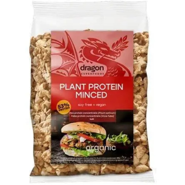 Proteina Vegana din Mazare Minced Bio Dragon Superfoods 200 g