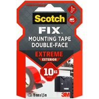 Banda dublu adeziva montare exterior, 19mmx1.5m, Scotch-Fix™ Extreme 3M