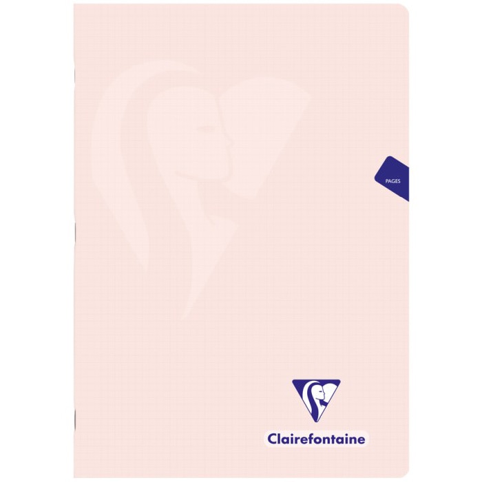 Caiet capsat A4, Clairefontaine Mymesys, 48 file, Peach, Matematica, A4, Rhodia