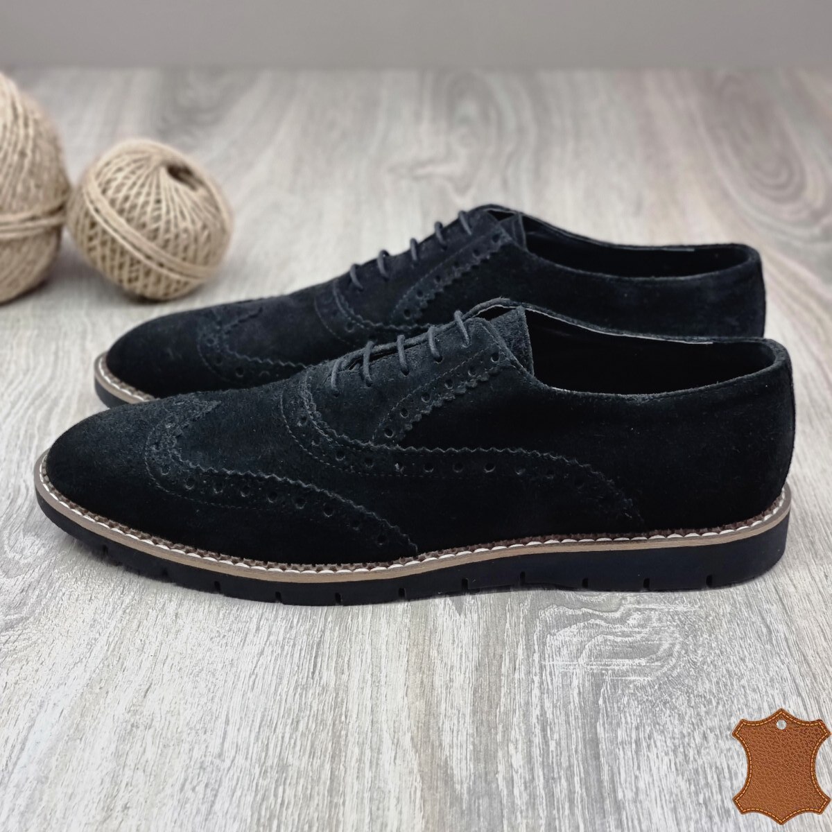 Pantofi Barbati, InTrend, 106, Piele Naturala, Negru, 43 - EMAG.ro