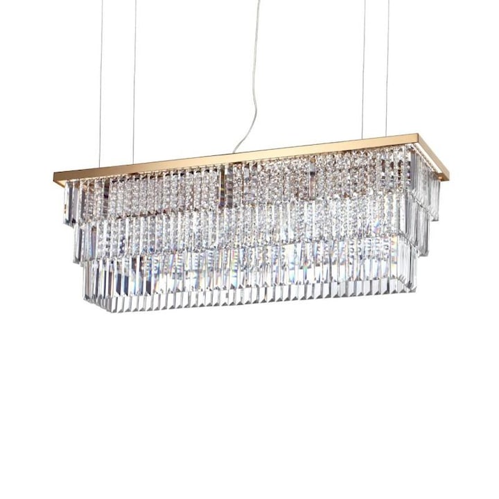Полилей, Ideal Lux, 213583, Метал, злато, E14, 1320 mm