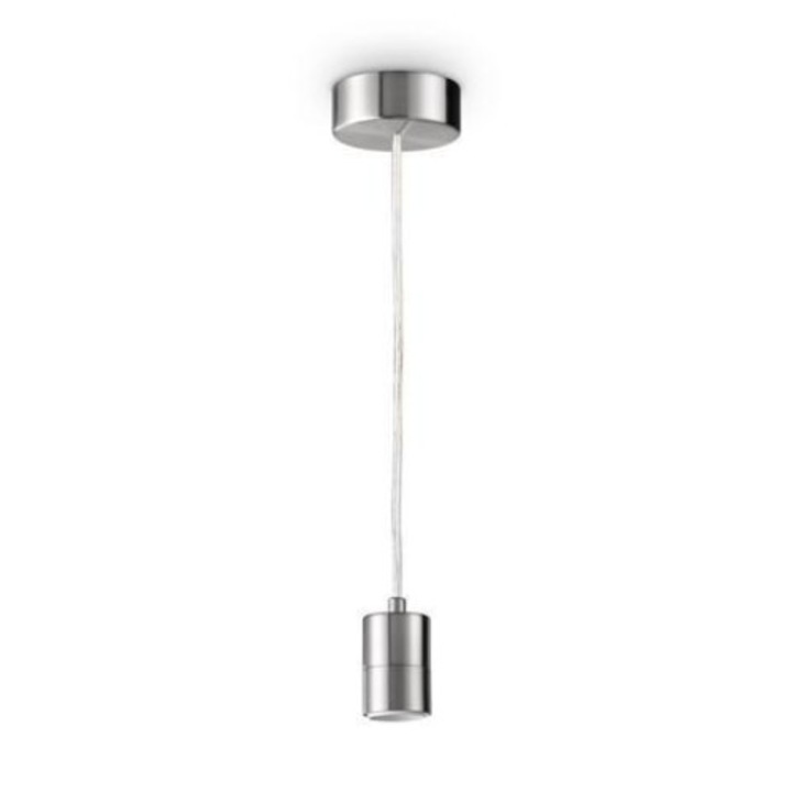 Полилей, Ideal Lux, 260044, Метал, Сребрист, E27, 2145 mm