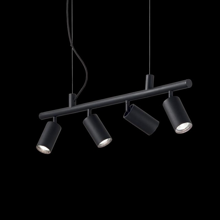 Полилей, Ideal Lux, 231341, Метал, Черен, GU10, 2250 мм