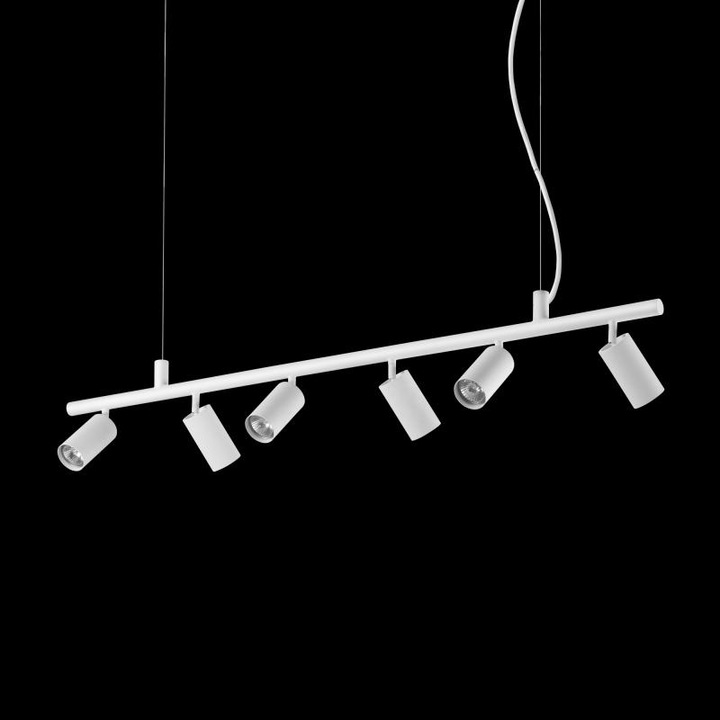 Полилей, Ideal Lux, 231433, Метал, Бял, GU10, 2250 mm