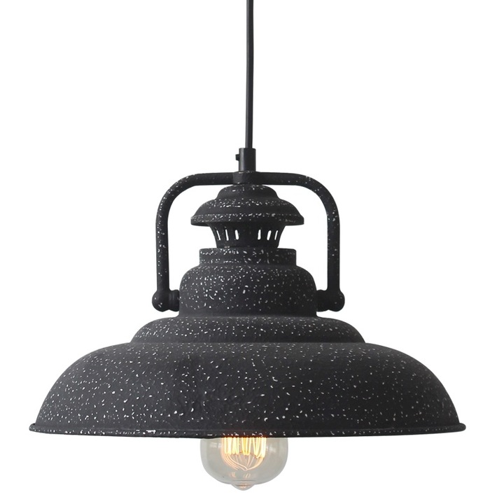 Lustra, ACA, KS184331BW, Metal, Alb/Negru, E27