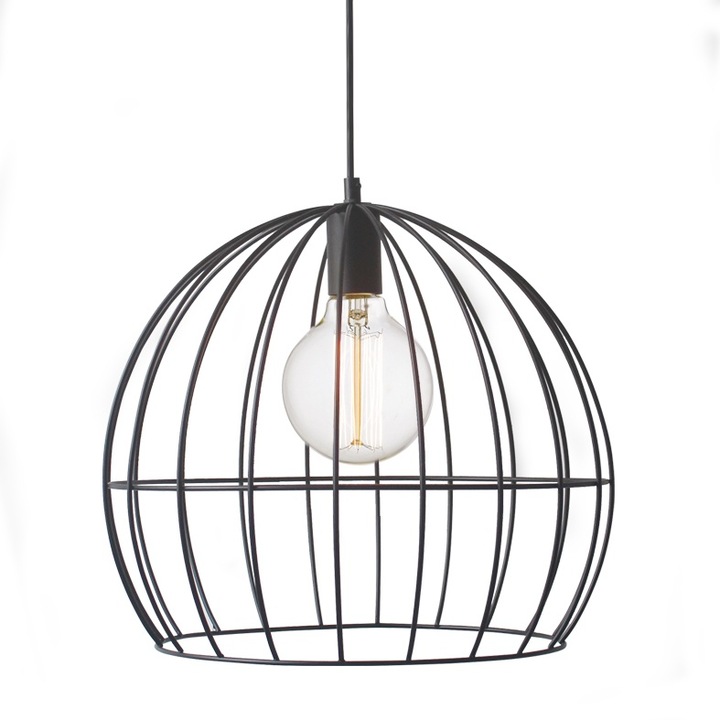 Lustra, ACA, KS202940BK, Metal, Negru, E27