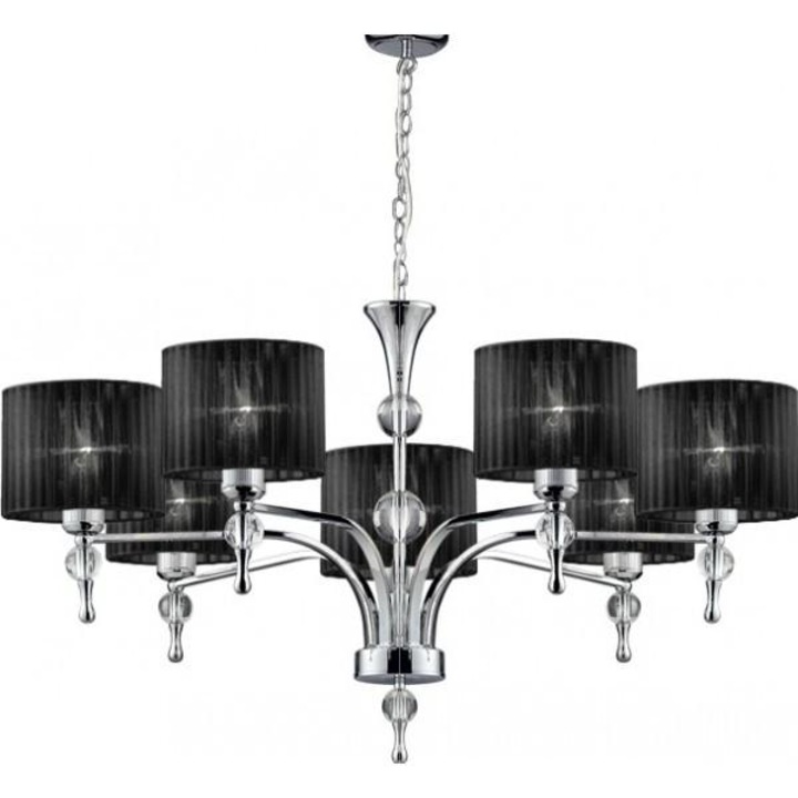 Полилей, AZzardo, AZZ AZ0500, Метал, Сребро, E27, 900 mm
