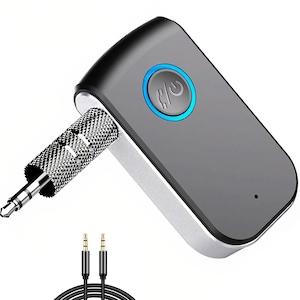 Adaptor Bluetooth 5.0, WOWSTEP®, Receiver Audio cu Port AUX 3.5 mm, Portabil, Compatibil cu Orice Device, pentru Masina, Sistem Audio, Boxe