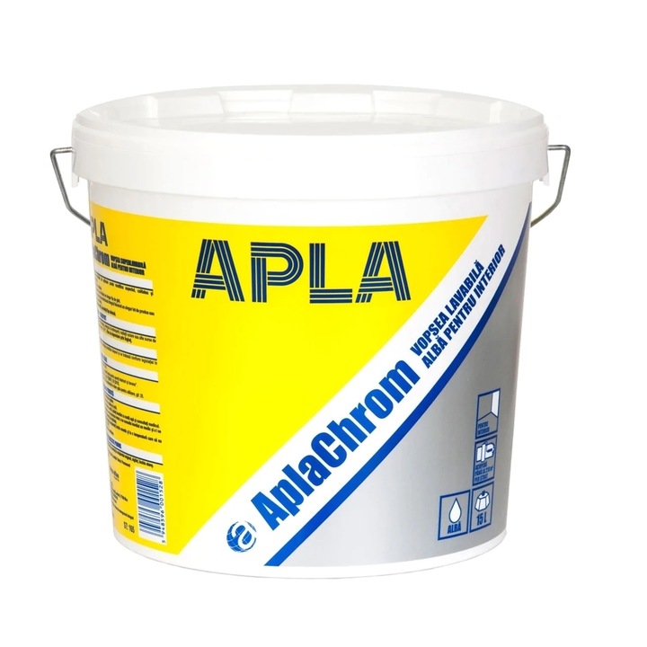 Vopsea Lavabila Interior Apla Chrom 10L