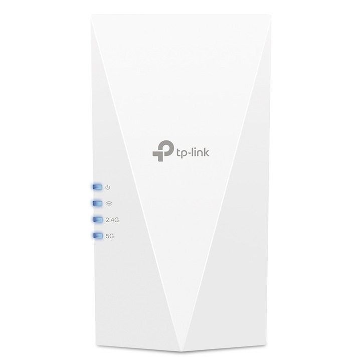 Range Extender TP-Link RE700X, AX3000, Dual-Band Gigabit, Wi-Fi 6, OneMesh technology, Adaptive Path, High Speed Mode, Access Point Mode