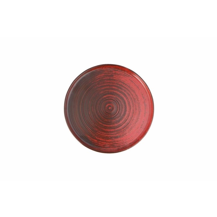 Чиния Porland Ethos Lykke, Червен, Порцелан, 18 см