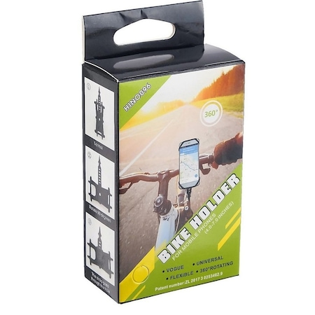 Suport Telefon pentru Bicicleta, Motocicleta, Trotineta, din Silicon 4-7 inch, Negru