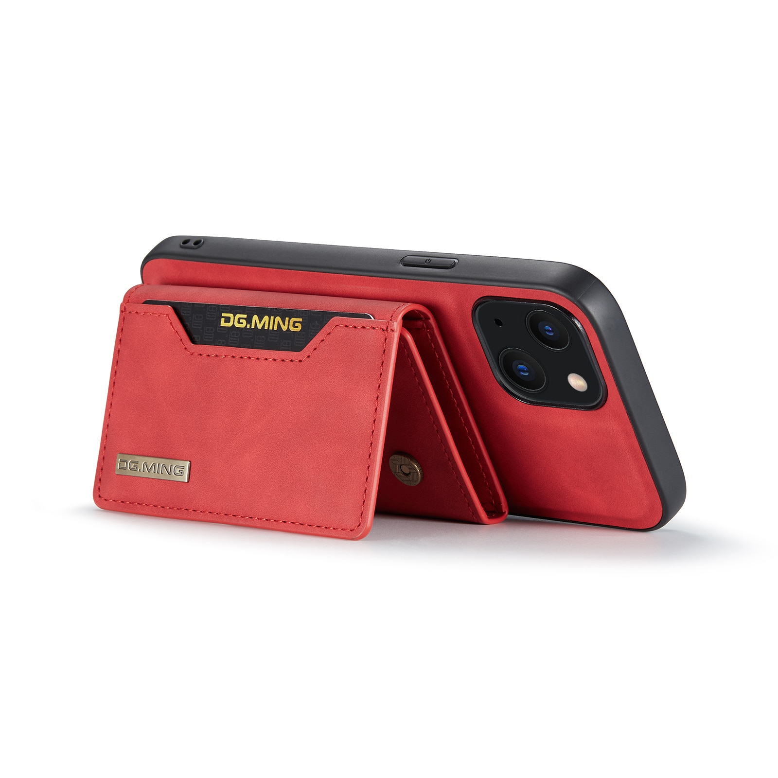 Кейс за iPhone 13 Mini, кожа с фина текстура, заден капак, подвижен ...