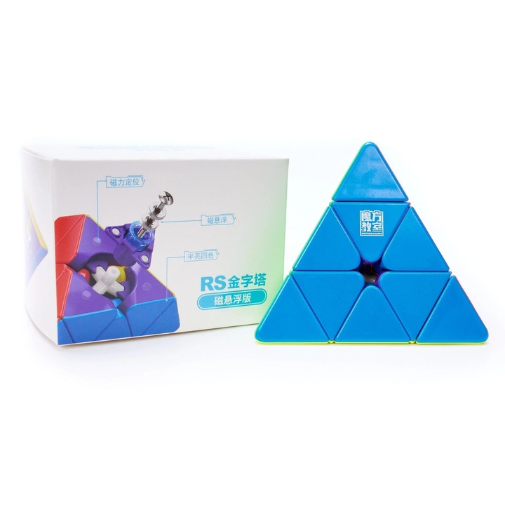Cub Rubik Magnetic, Moyu RS Pyramix Maglev, Stickerless
