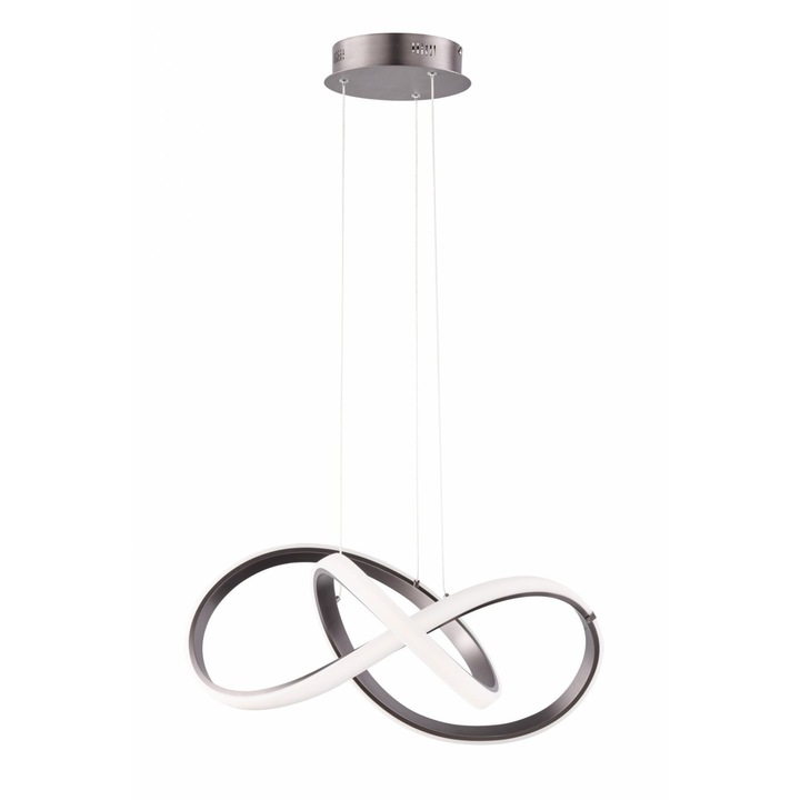 Лампа, WOFI, WO 6134.01.88.9000, Метал, Антрацит, E27, 270 мм