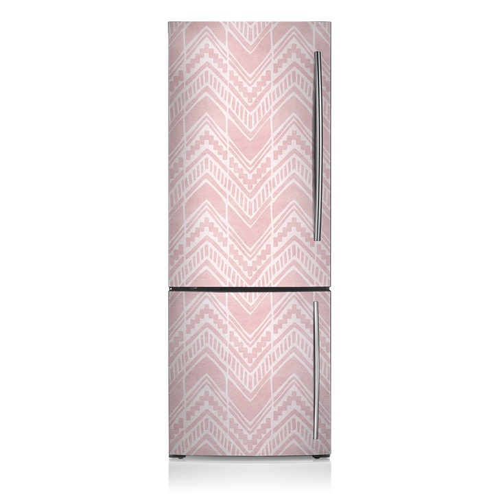 Magnet decorativ, Dreptunghi, Model Aztec, Rosu, 60x180 cm, 010220280030000011792