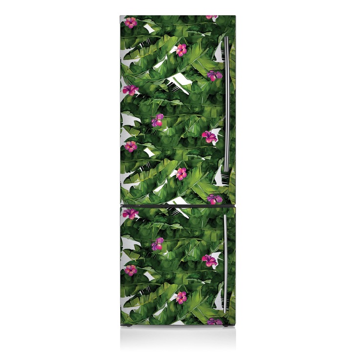 Magnet decorativ, Dreptunghi, Hibiscus, Verde, 60x180 cm, 010220280030000011885